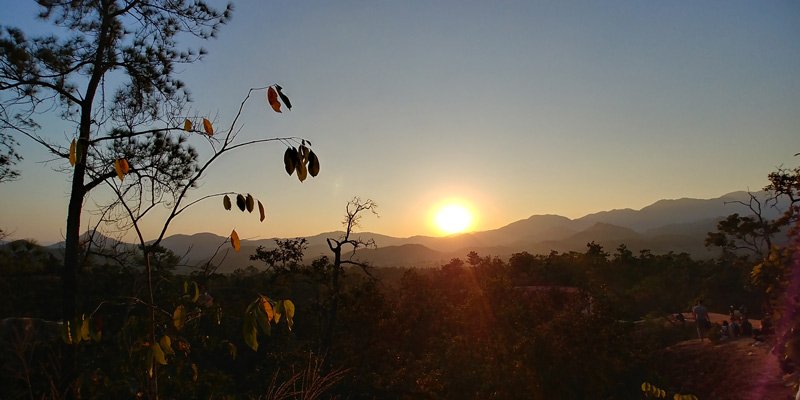 Pôr do sol em Pai